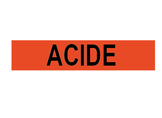 PIPE MARKER- ACID