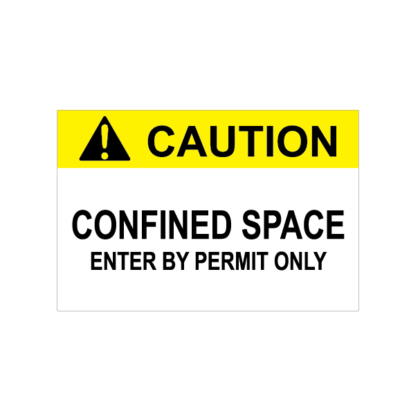 CAUTION CONFINED SPACE