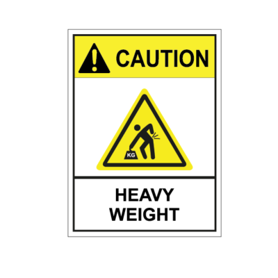 CAUTION HEAVY WEIGHT