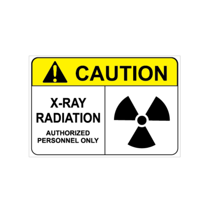 CAUTION X-RAY AUTHORIZED PERSONNEL ONLY