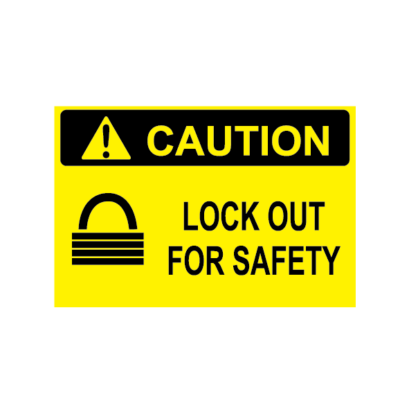 Caution Lockout For Safety