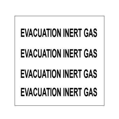 EVACUATION INERT GAS