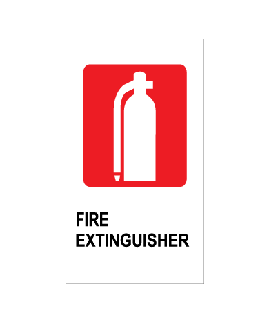 EXTINGUISHER WITH TEXT