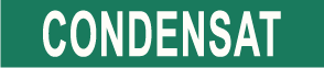 PIPE MARKER- CONDENSAT