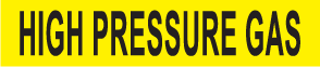 PIPE MARKER- HIGH PRESSURE GAS