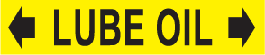 PIPE MARKER- LUBE OIL