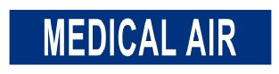 PIPE MARKER- MEDICAL AIR