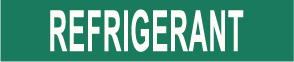 PIPE MARKER- REFRIGERANT