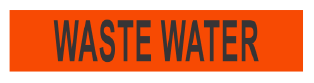 PIPE MARKER-WASTE WATER