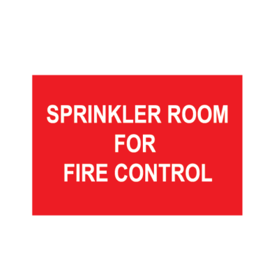 SPRINKLER ROOM FOR FIRE CONTROL