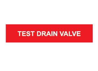 TEST DRAIN VALVE