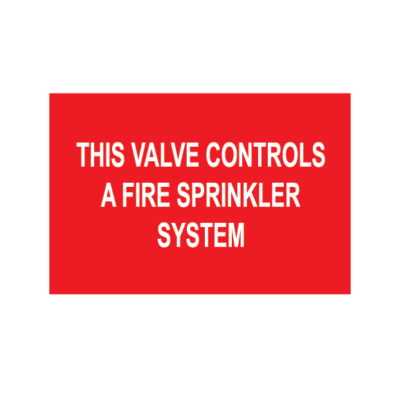 THIS VALVE CONTROLS A FIRE SPRINKLER SYSTEM