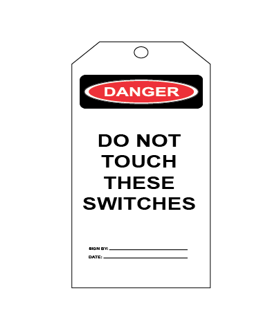 DO NOT TOUCH THESE SWITCHES