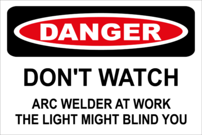 Danger Ark Flash Risk Of Blindness