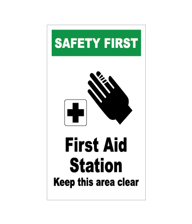 First Aid Station Keep Area Clear