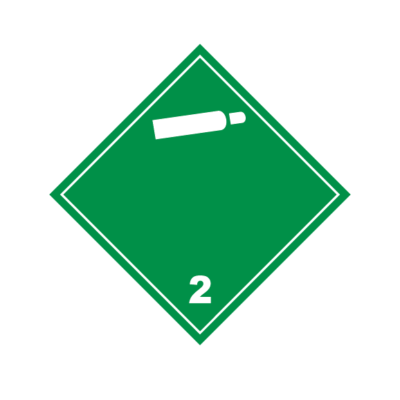 Non Flamable Non Toxic Gasses / Green White