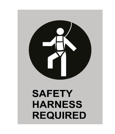 Safety Harness Required