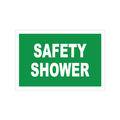 Safety Shower No Pictogram