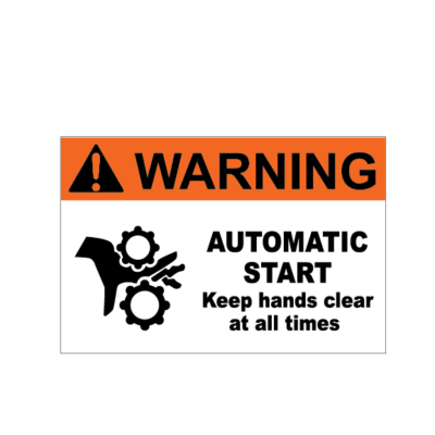 Warning Automatic Start