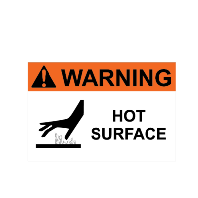 Warning Hot Surface