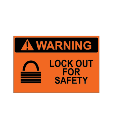 Warning Lockout For Safety